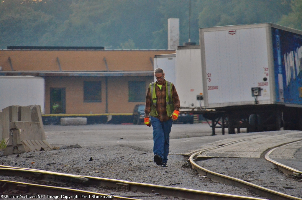 The engineer will line the switches normal.