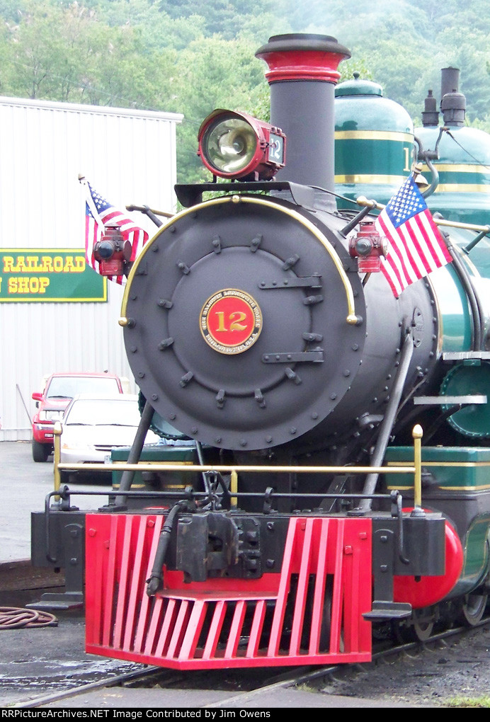 #12 is almost ready for the days work.