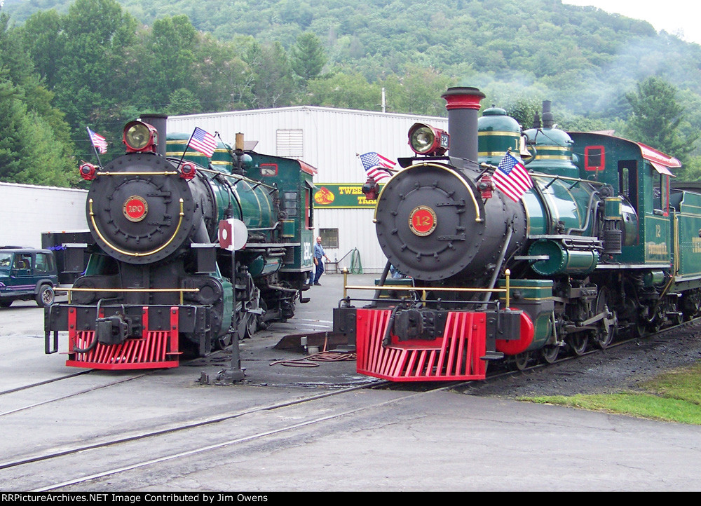 The Tweetsie engines