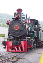 The 12 coming onto the station.