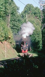 Coming downgrade to the station.