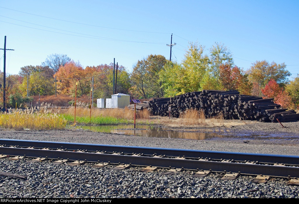 old tie piles at CP Ron