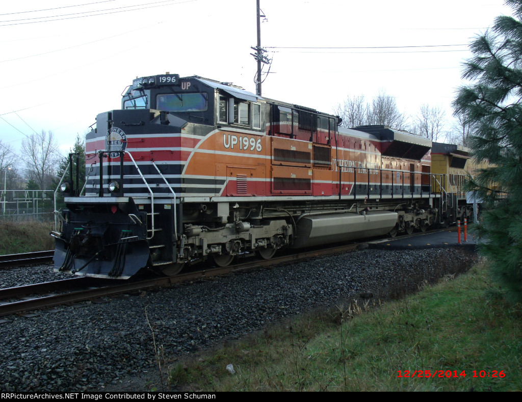 Sitting tied down at Hemlock Siding 