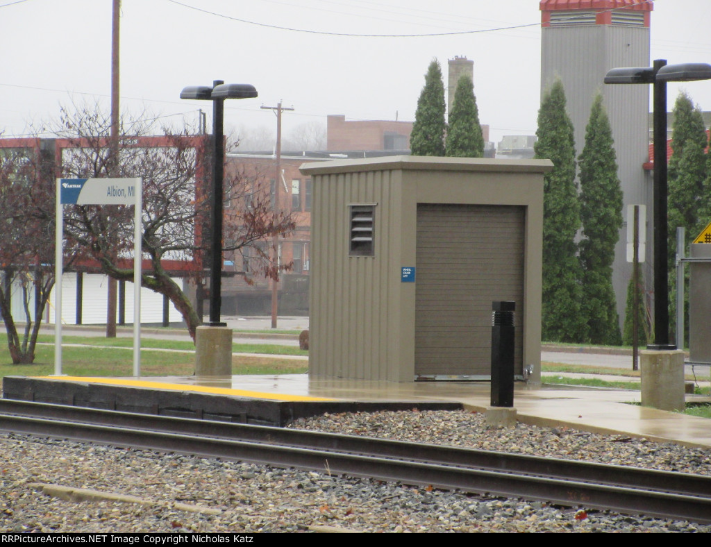 Amtrak boarding area