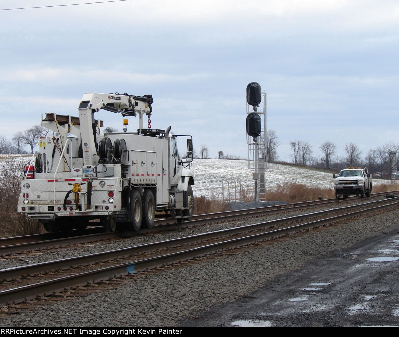 Old signal hardware dismantling    