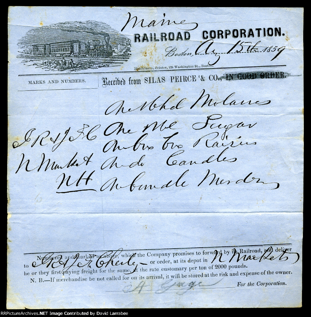 S.S.Pierce & Co 1859