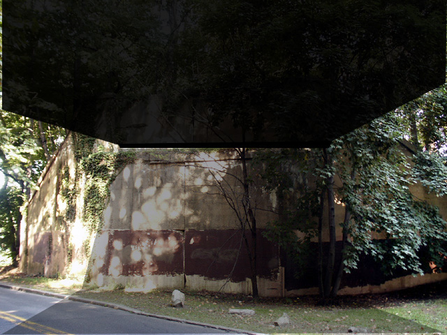 NYWB Bridge Foundation with Simulated Bridge