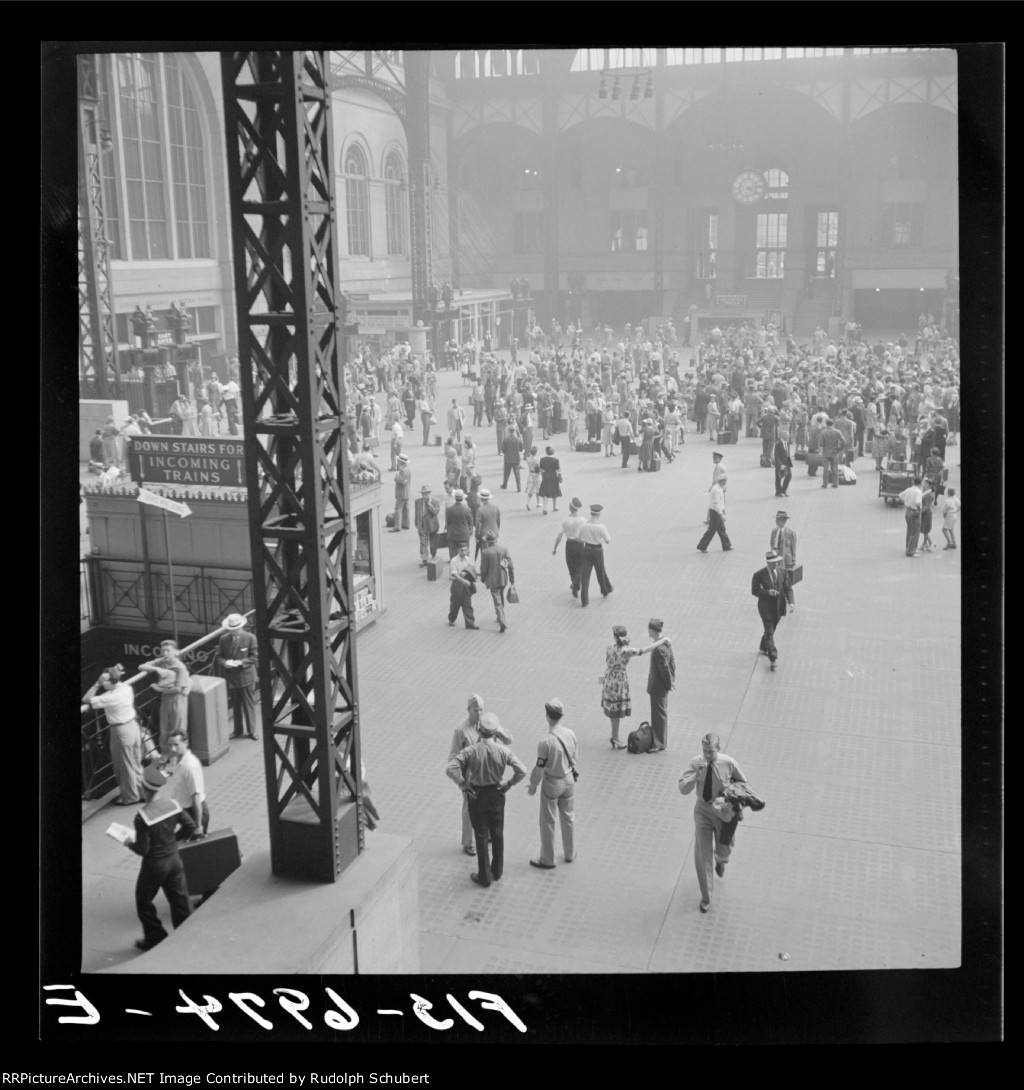 New York, New York. Pennsylvania railroad station