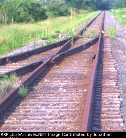 Ex-B&O track and ROW, looking east