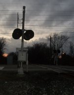 Inactive highway crossing signals
