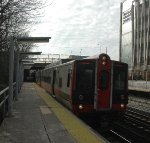 Metro North M8 Set passing Botanical Garden Station