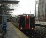 Metro North M8 Set passing Botanical Garden Station