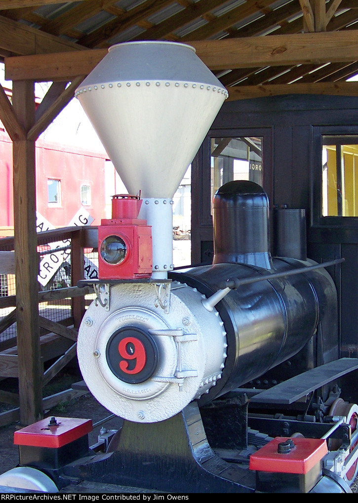 Engine 9 for kids to climb on
