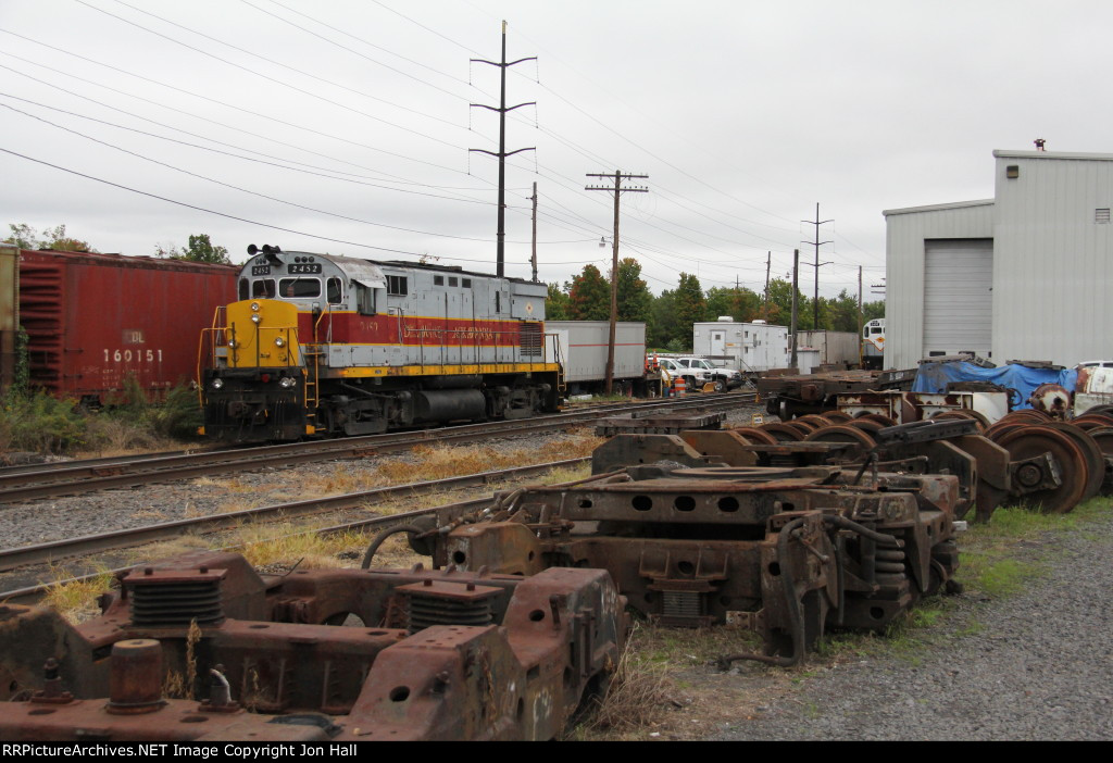 DL 2452 sits in the shop area
