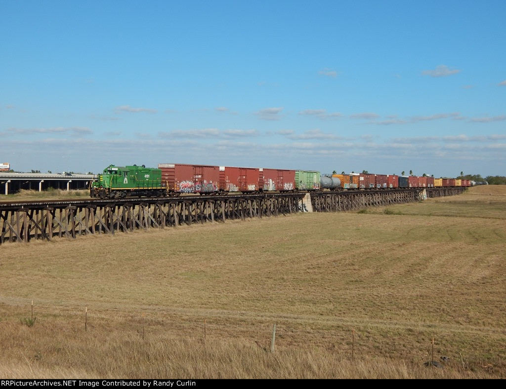 Crossing the North Flood Channel