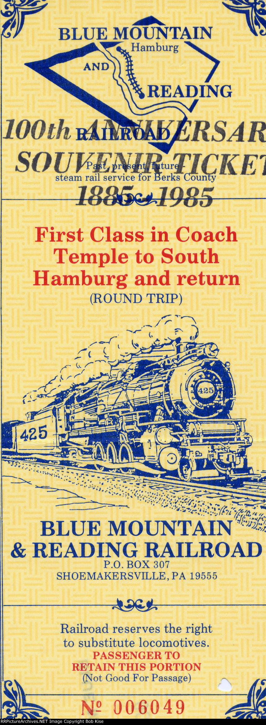 Early Blue Mountain and Reading