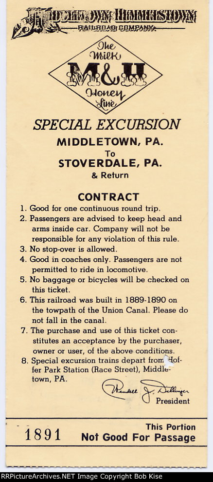 Middletown & Hummelstown.RR Co.