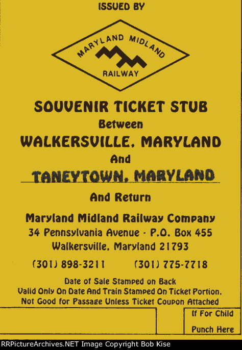 Maryland Midland Excursion with Whitcomb power