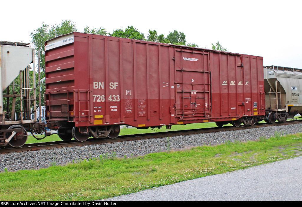 BNSF 726433 is new to RRPA