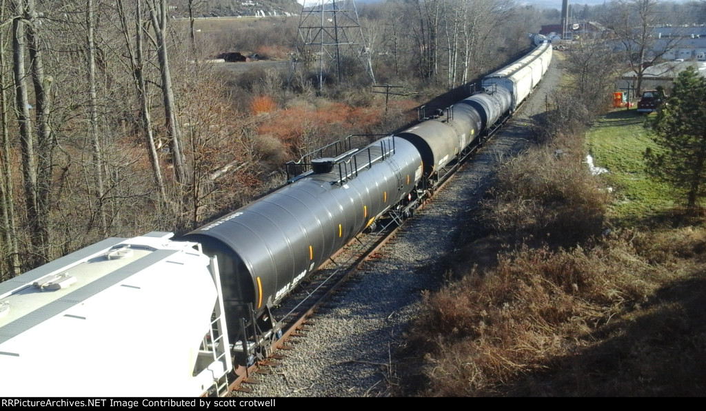 Shiny tank car