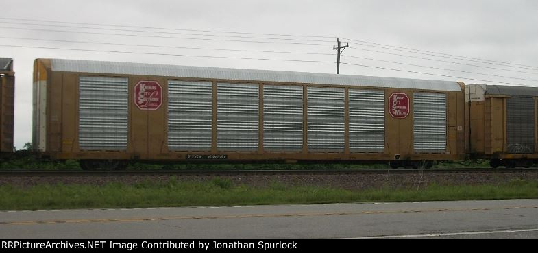 TTGX 691261, with KCS rack
