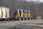 Mixed Freight Cars and Locomotives