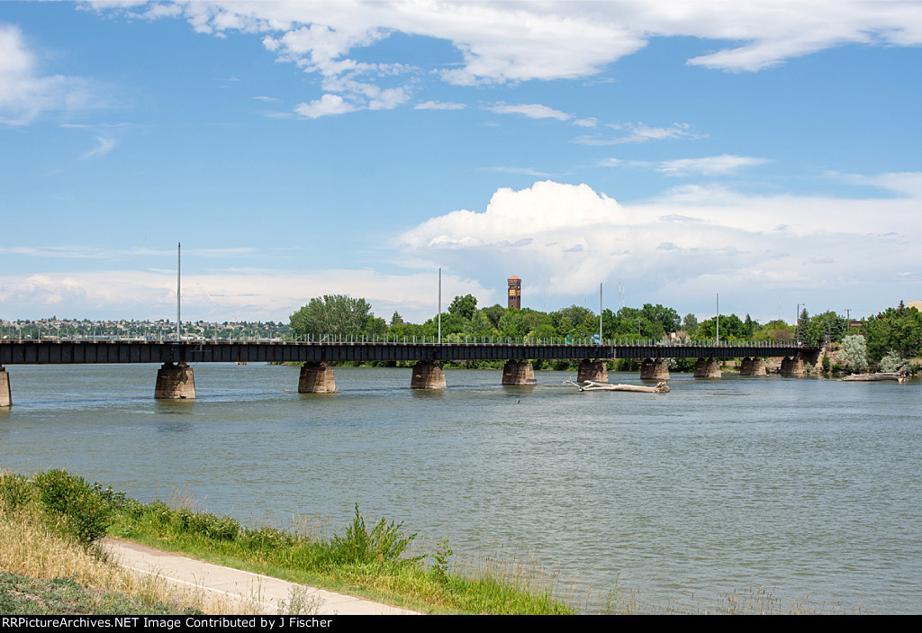 Missouri River bridge