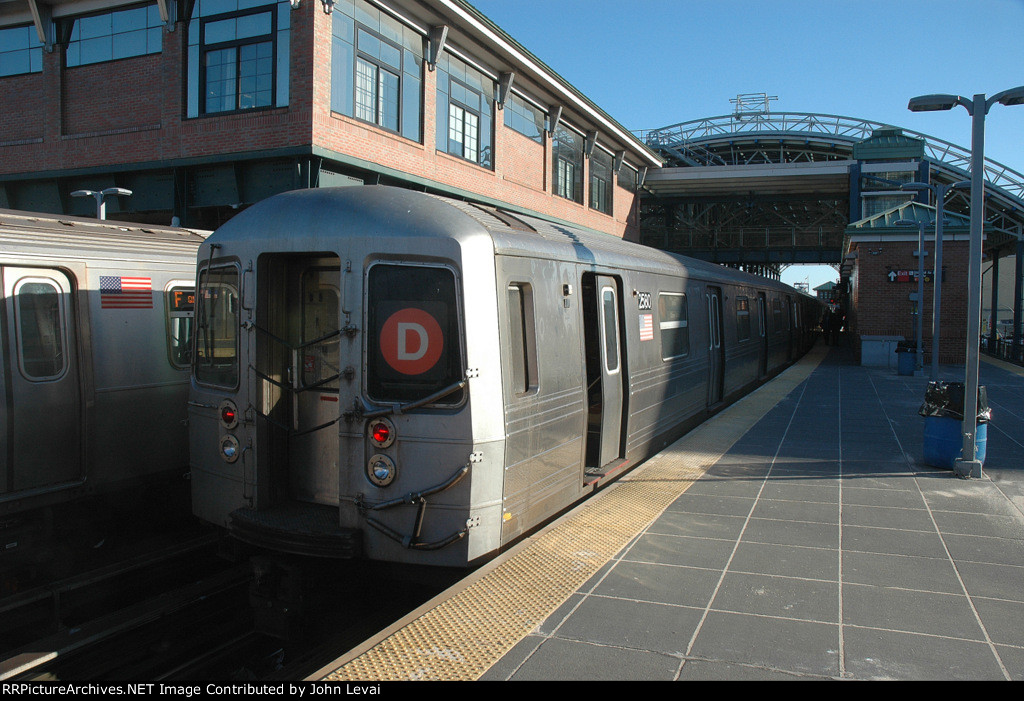 D train of R68 Cars at Stillwell Avenue Terminal