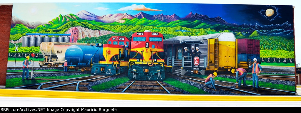 Paint at Monterrey KCSM Headquarters