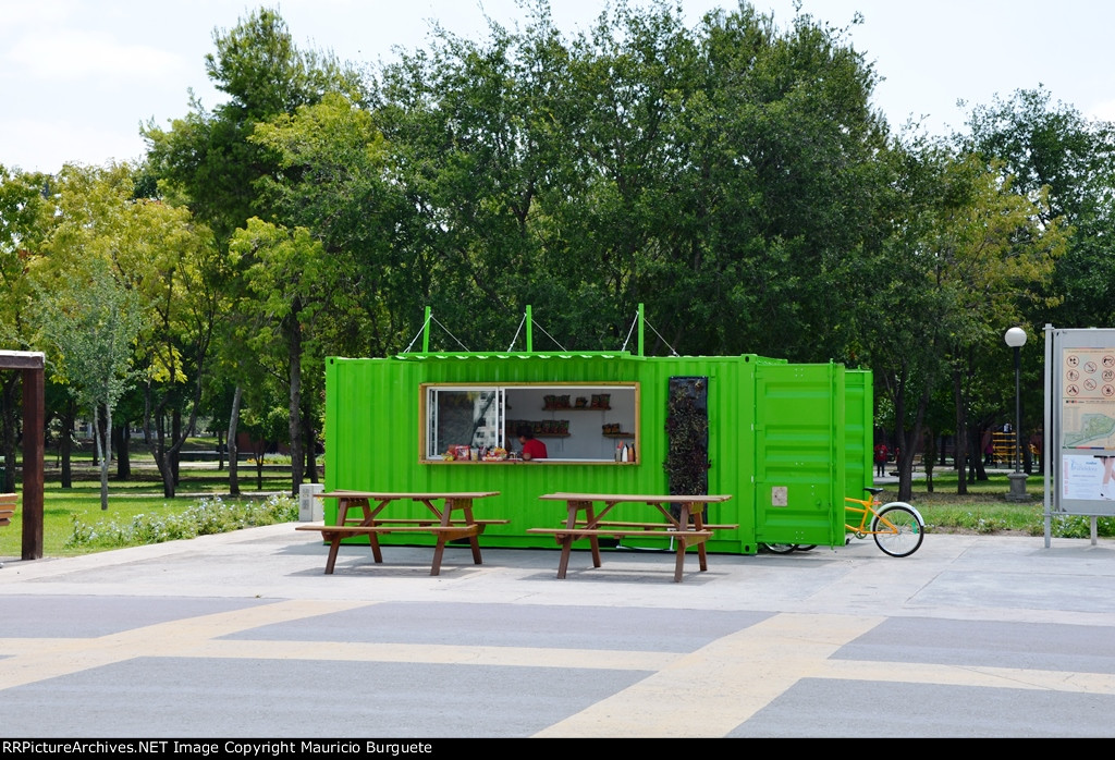 Former Container used as a restaurant
