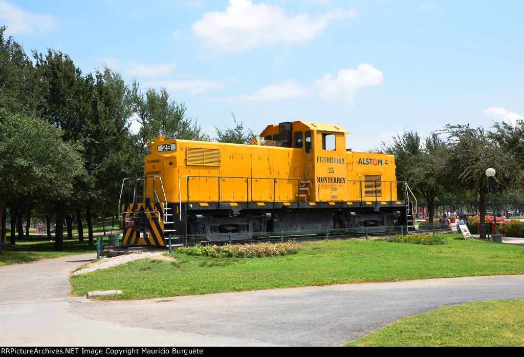 Former Fundidora Steel Mill locomotive