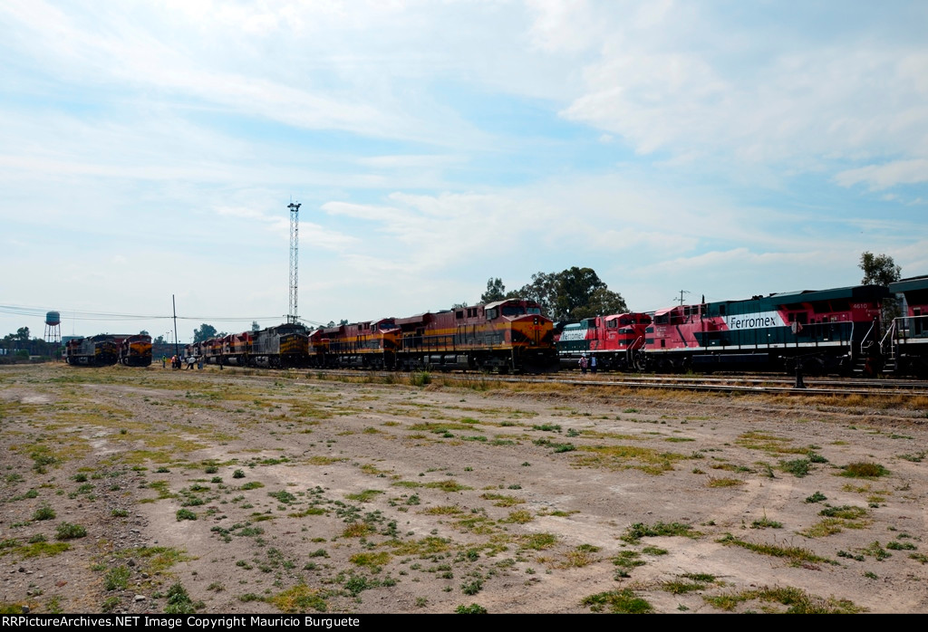 Locomotives at Ferrovalle yard