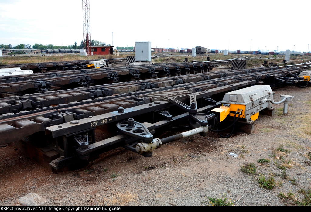 Ferrovalle classification yard secondary retarder mechanism