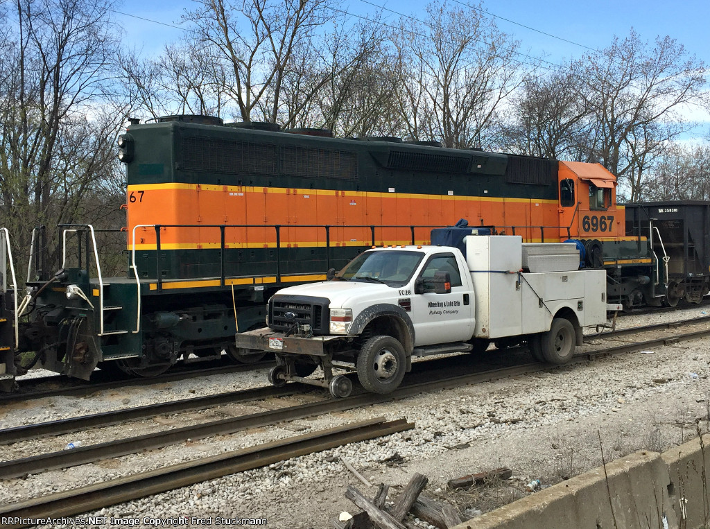 TC 28 is here with the track gang.