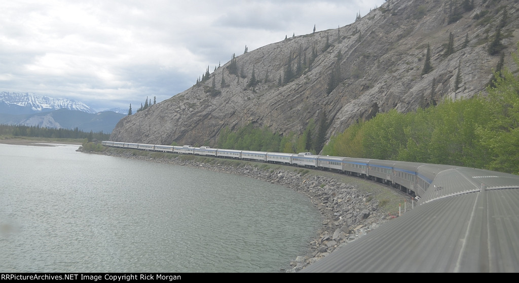 The Canadian runs along Brule Lake