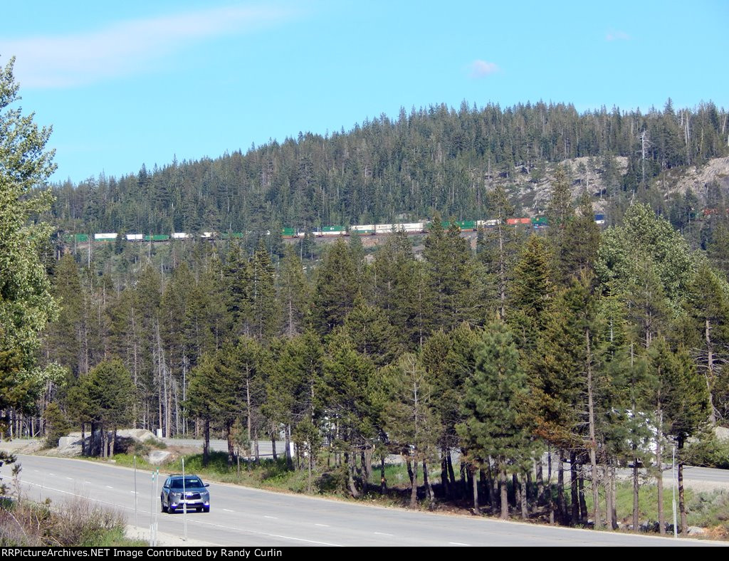 UP WB descending Donner Pass