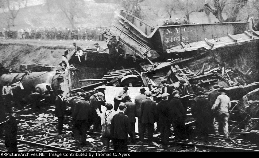 PRR New Portage Wreck, 1916