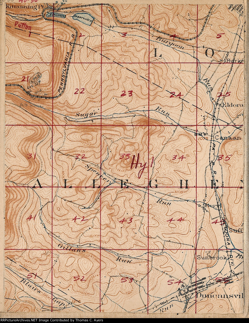 Topographic Map, Frame 1, 1931