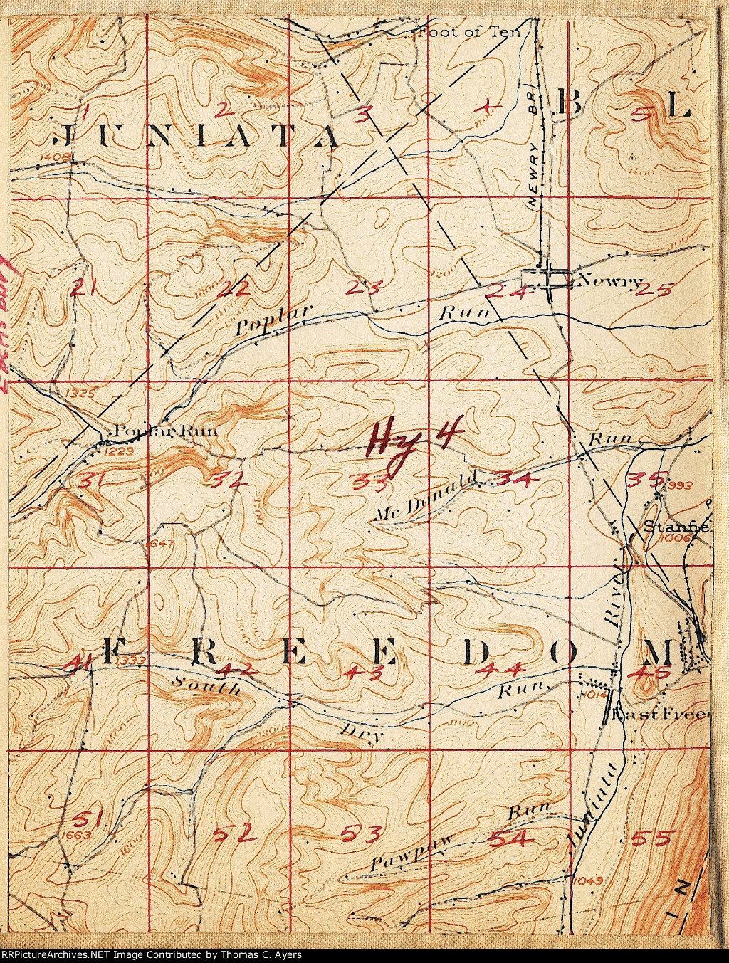 Topographic Map, Frame 4, 1931