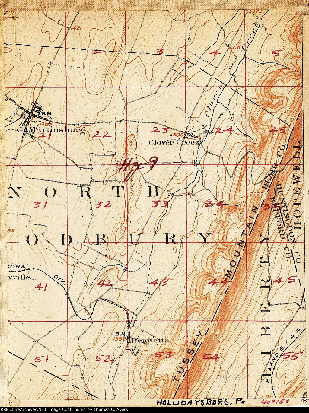 Topographic Map, Frame 9, 1931