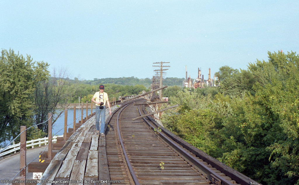 Rock Island swing bridge