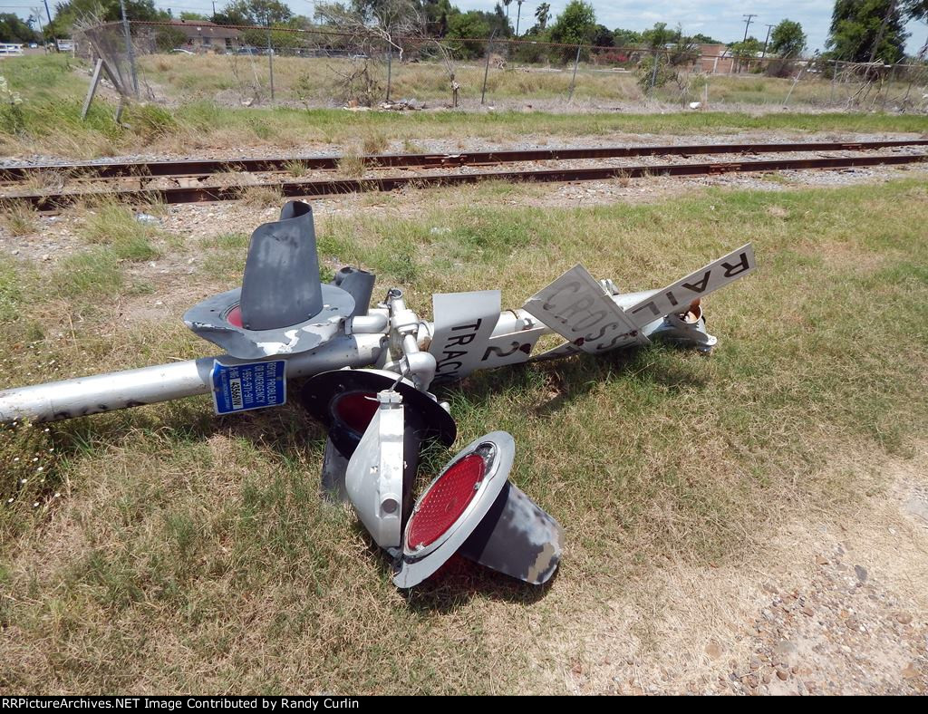 Now Closed Grade Crossing
