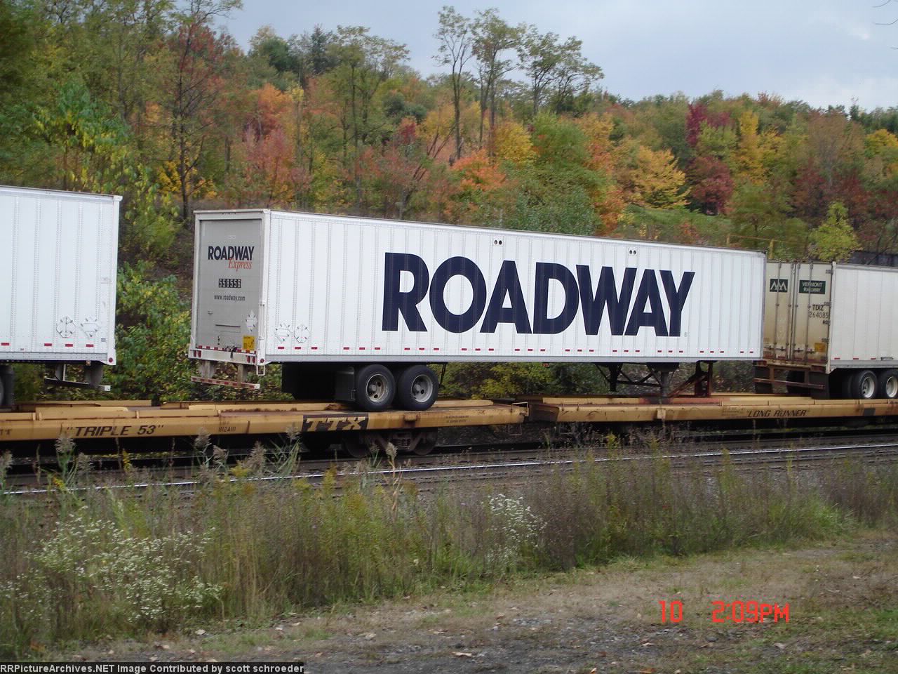 TTEX 353315 Flatcar w/RDWZ 558556 Urailer