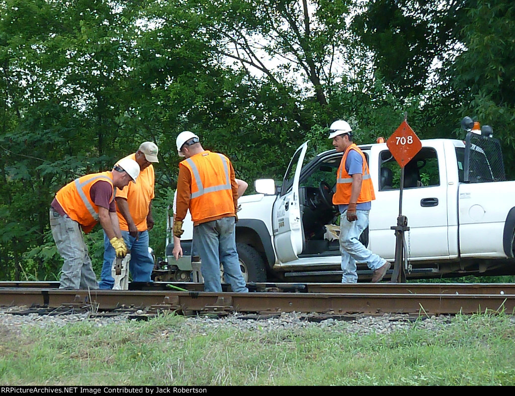 The Blacklands Railroad M.O.W. Track Gang 
