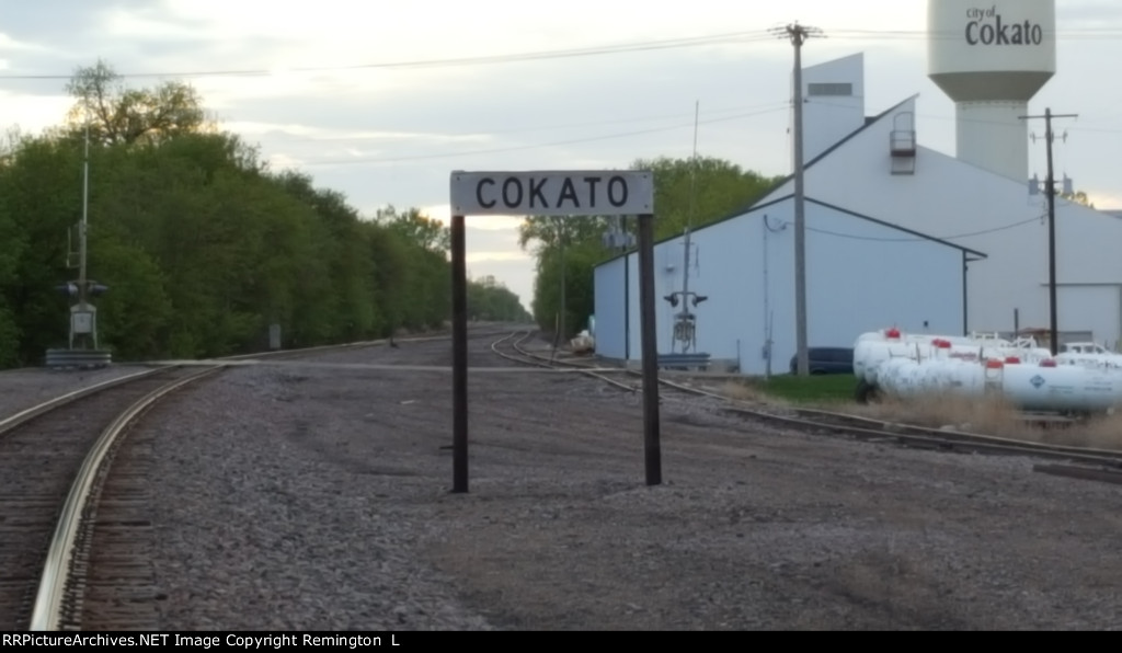 Cokato Station Sign