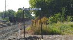 Maple Lake Station Sign 