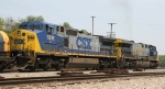 CSX 7818 displays its black numberboards