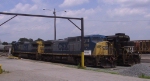 CSX 7910 & 7775 sit in the NS yard