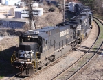 NS 8819 leads train 349 at Boylan