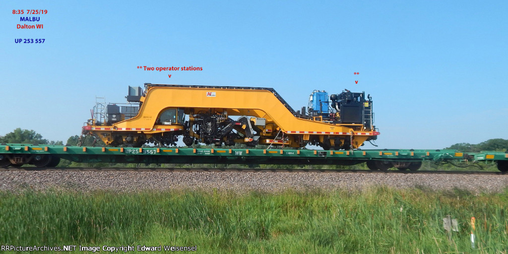 Curious - 2 new Nordco machines are headed east on MALBU